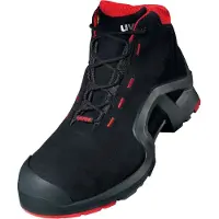 Uvex 1 support Bottes S3 noir, rouge largeur 11 Gr. 43