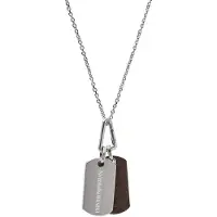 Emporio Armani Chaîne noir / argent