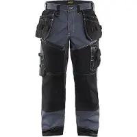 Blakläder Pantalon De Travail En Coton X1500 - Gris Clair/noir L - Fr(46) - Se(c52) - Standards