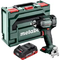 Metabo SSW 18 LTX 550 BL Visseuse à choc sans fil 18 V 550 Nm Brushless + 1x batterie LiHD 4,0 Ah + metaBOX - sans chargeur