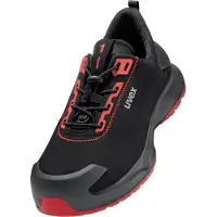 Uvex 1 x-craft Chaussures de sécurité basses S3L, noir/rouge noir/rouge 40