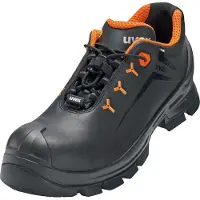 Uvex chaussures de sécurité 2 VIBRAM S3L FO HI HRO SC SR noir/orange Taille