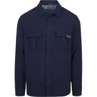 Scotch & soda Overshirt Textured Marine