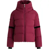 Fusalp - Veste de ski imperméable et isolante en duvet naturel - Barsy II Acajou/Noir pour Femme - Taille 38 - Bordeaux
