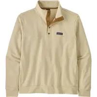 Patagonia - Polaire en coton biologique - M's Daily Snap-T P/O Pelican pour Homme en Coton - Taille XL - Beige