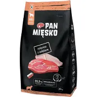 PAN MIĘSKO Mr. Meat Veau avec Dinde pour chiens XL 20kg