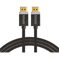 Savio Displayport Cable 2 M Black Cl-166 Noir