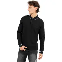 Tommy Hilfiger Mw0mw41623 Long Sleeve Polo Noir M Homme