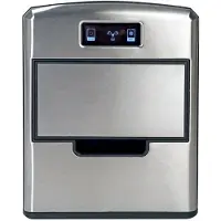 RGV Mojito Ice FG12D Machine à glaçons portable 12kg/24h Acier noir LCD Touch