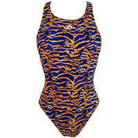 Turbo Top-tiger Swimsuit Bleu 2XL Femme