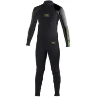 Ocean & Earth Surf School 5 Mm Long Sleeve Back Zip Neoprene Suit Noir 10 Years Garçon