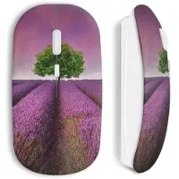 CAPACHEAP Souris sans fil Paysage lavande