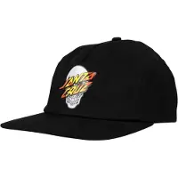 Santa Cruz Dressen Skull Dot Snapback Cap Noir