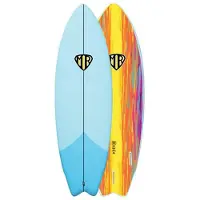 Ocean & Earth Mr Flame Epoxy Super Twin 5´6´´ Surfboard Multicolore 167.6 cm