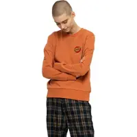Santa Cruz Crew Classic Dot Chest Emb Sweatshirt Orange S Femme