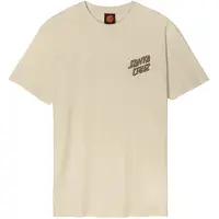 Santa Cruz Screaming Grizzly Short Sleeve T-shirt Beige S