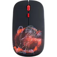 Harry Potter - Souris Optique Sans-Fil - Modèle Gryffondor (Sans fil), Souris, Multicolore