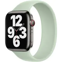 Apple Bracelet Boucle unique en Silicone pour Watch | 38/40/41/42 mm - Taille 5 - Mineral Green