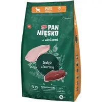 PAN MIĘSKO PAN MĘSKO with Herbs Turkey with duck M - nourriture sèche pour chiens - 9 kg