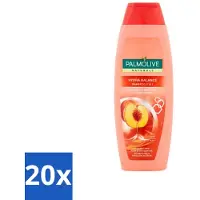 Palmolive Shampooing 2 en 1 Naturals – Pêche – Hydra Balance – 350 ml - Pack économique - 20 pièces