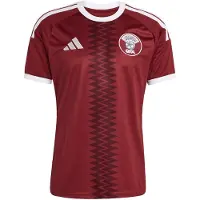 Adidas Maillot 'Qatar 26 Home' rouge / blanc