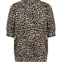 Soyaconcept Chemisier 'Banu' beige / brocart / noir