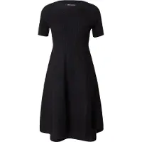 Armani Exchange pour femme. XW001885AF10352UC001 Robe Silhouette noire (L), Casuel, Classique, Viscose, Manche courte