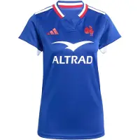 Adidas T-shirt fonctionnel 'France Rugby Home Womens' bleu / rouge vif / blanc