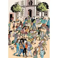 Grafika Puzzle Le Monde de Lucrèce La Fête de Fin d'Année 300 Teile