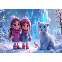 Bluebird Puzzle Aventure Puzzle Royaume de glace 104 pièces Carton
