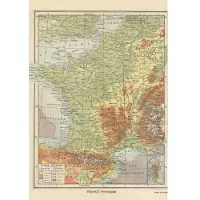 Grafika Puzzle Carte de France Jeu éducatif Carton 1000 pièces