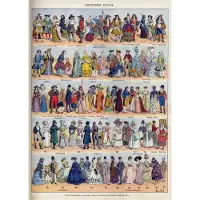 Grafika Puzzle Jeu éducatif Civilian Costumes 500 pièces Carton