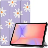 IMoshion Coque tablette Design Trifold pour Samsung Galaxy Tab S9 11.0 pouces / S10 Lite / S10 FE / S9 FE 10.9 pouces - Flower Distance