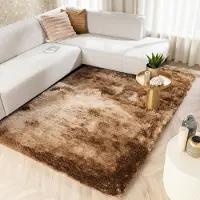 FRAAI Tapis à poils longs | Glorious Taupe | 140x200cm | Taupe | Rectangulaire | Tapis