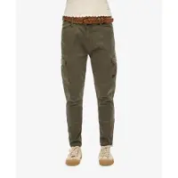 Superdry pour femme. W7010925A Pantalon cargo Skinny vert (32/28), Casuel, Coton