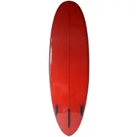 Mitsven 6´2´´ New Evol Egg Tint Surfboard Rouge 188 cm