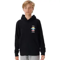 Rip Curl Search Icon Hoodie Noir 16 Years Garçon