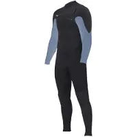Zion Wesley 4/3 Mm Junior Long Sleeve Chest Zip Neoprene Suit Noir 10 Enfants