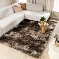 FRAAI Tapis à poils longs | Glorious Argent/Gris | 200x290cm | Gris | Rectangulaire | Tapis