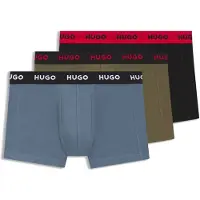 HUGO 50532611 Trunk Red Boxers 3 Units Multicolore XS Homme