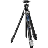 Leofoto Azure AZ-204C mit Kugelkopf LH-25R (Carbone, Métal), Trépied, Noir