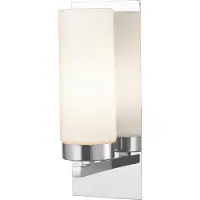 Markslöjd NORRSUNDET Wall 1L Chrome/White IP44 (E14)