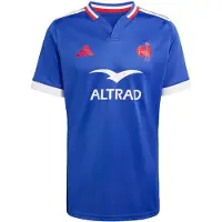 Adidas Maillot 'France Rugby Home Replica' bleu / rouge feu / blanc