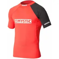 Mystic Event Rashvest Chest Logo Short Sleeve Rash Guard Argenté L Homme