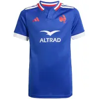Adidas T-Shirt fonctionnel 'France rugby Home youth replica' bleu / rouge / blanc