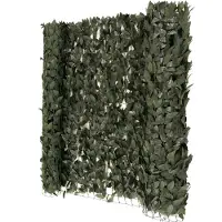 Mendler Pare-vue de balcon HWC-O92, pare-vue pare-vent revêtement pour balcon terrasse clôture, 150x300cm feuille