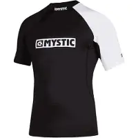 Mystic Event Rashvest Chest Logo Short Sleeve Rash Guard Argenté L Homme