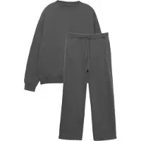 Pull&Bear Survêtement gris foncé