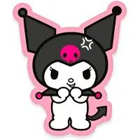 Herding Coussin décoratif Sanrio Kuromi Smiling 36 cm