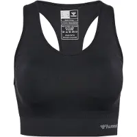 Hummel Soutien-gorge de sport gris / noir